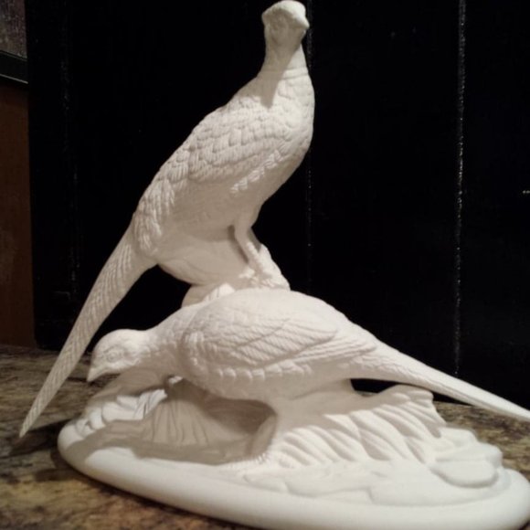 Beautiful Ceramic Bisque Ware~ Pheasants ready for finishing - Picture 4 of 7